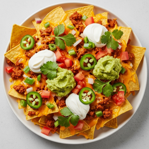Spicy Mince Nachos 