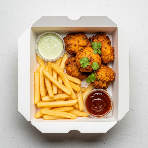Chicken Pakora & Chips 
