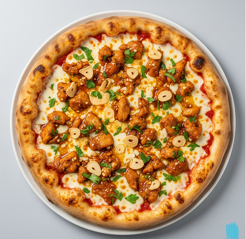 Chicken Tikka Hot Pizza 