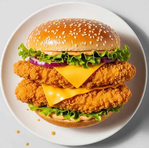 Double Chicken Burger 