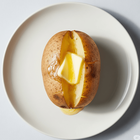 Baked Potato With Butter 