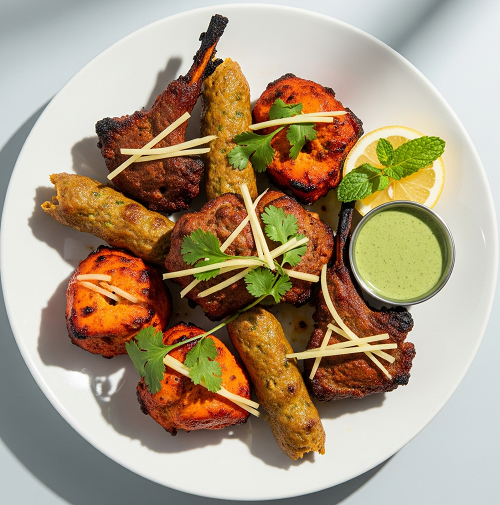 Village Tandoori Mixed Grill (a) 