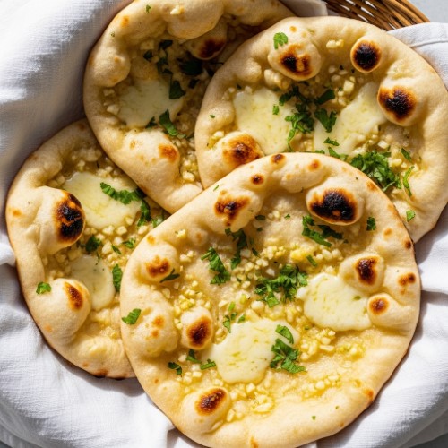 Cheese & Garlic Nan 