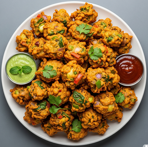 50 Pieces Vegetable Pakora 